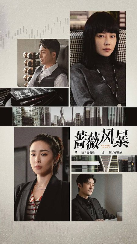 名称：蔷薇风暴（2024）更新至14集描述：2015年互联网经济腾飞，资本市场泥沙俱下，已届不惑的财经杂志主编谢琳慧发布了某投资机构合伙人婚变及违规商业操作的丑闻